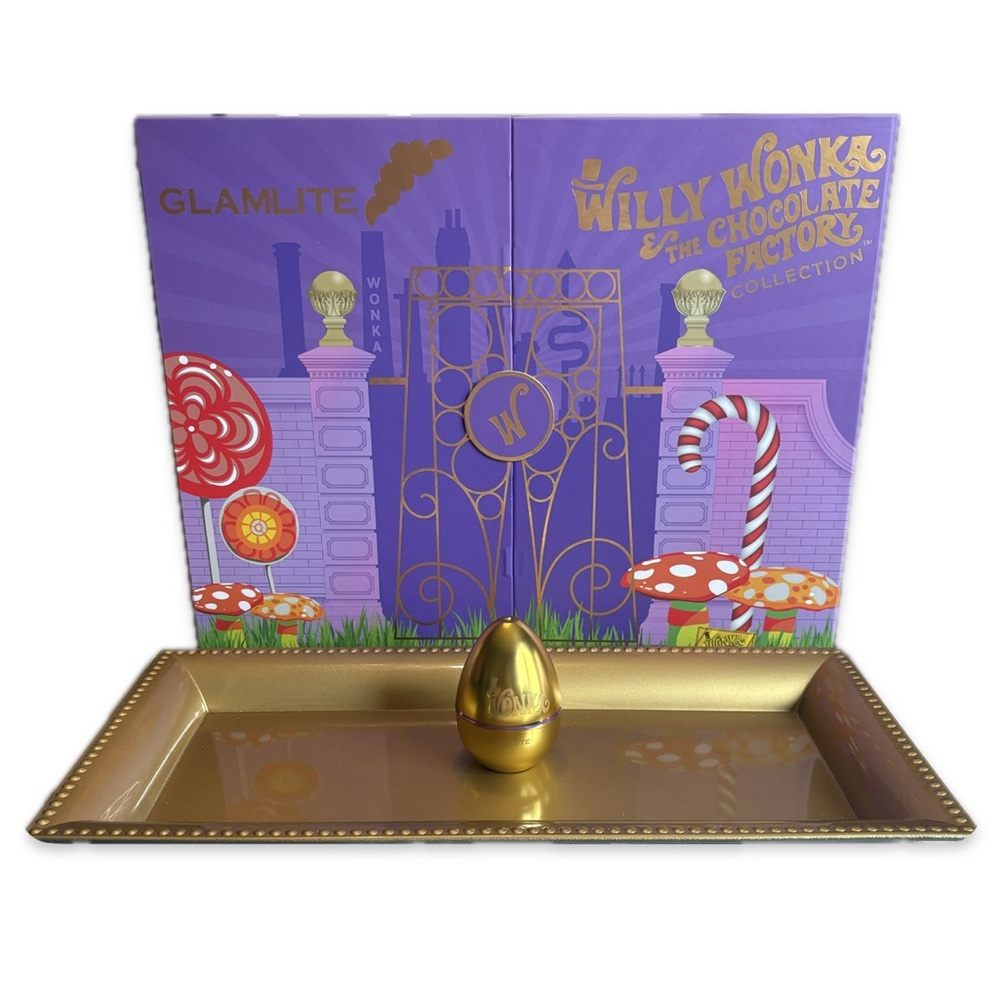 Glamlite x Wonka Golden Egg and Makeup Sponge
